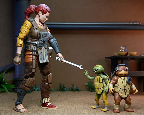 Boneco Tartaruga Ninjas Neca Tmnt The Last Ronin April Figur
