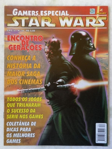 Revista Gamers Especial Star Wars Ano Iv N° 34 