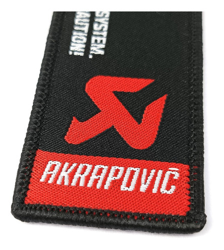 Imagem 6 de 6 de Chaveiro Akrapovic Keychain Tecido Bordado - 1 Unidade