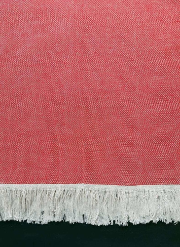 Imagen 2 de 4 de Poncho Artesanal Rojo