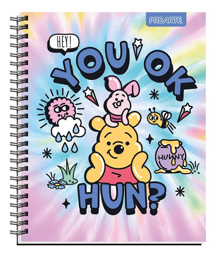 Cuaderno Universitario Winnie The Pooh You`ok 100hojas 7mm