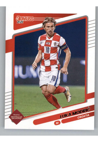 Donruss Road To Qatar 37 Luka Modric Croacia Tarjeta De Come