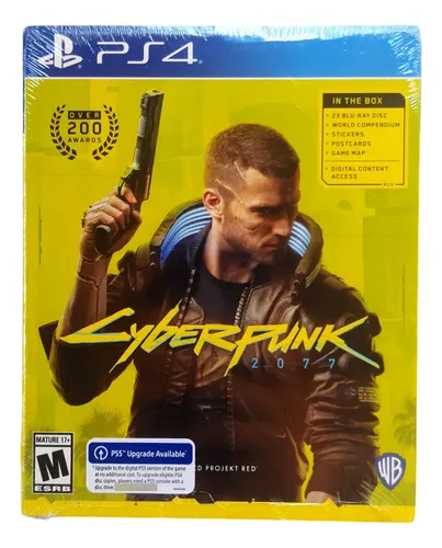 Cyberpunk 2077 Ps4 Físico Nuevo + Mapa + Stcker + Postañes