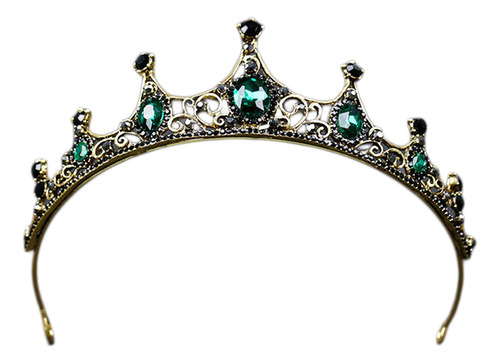 Estilo Reina Coronas Diadema Diadema Nupcial Rhinestone