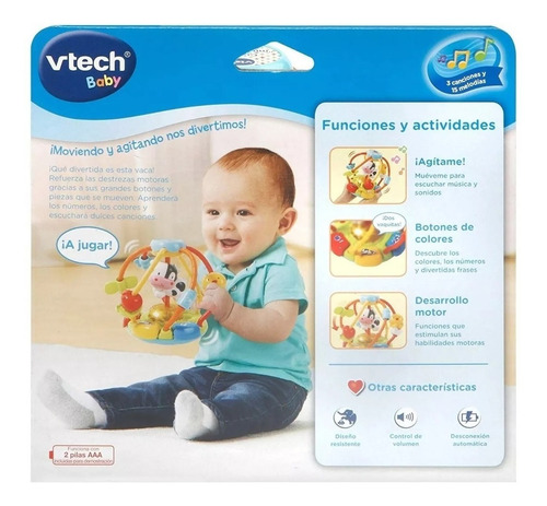 Imagen 5 de 7 de Cuentas Musicales Vtech Sonajero Bola Interactiva Bebé 50292