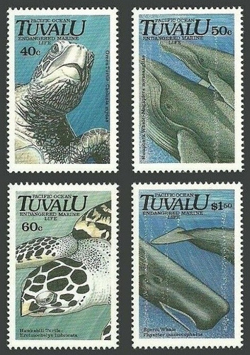 Fauna Marina - Tuvalu - Serie Mint