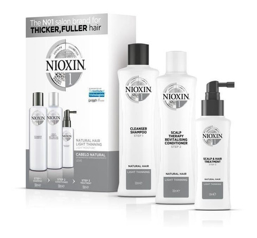 Nioxin System 1 Kit De Tratamento - Grande 3 Produtos