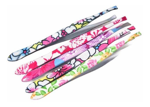 Imagen 3 de 4 de Pinzas Para Depilar Cejas Pack De 12 Unidades Diseños Varios