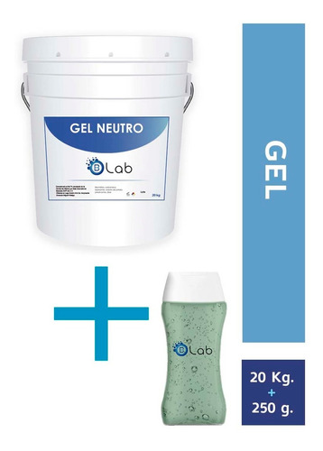 Set Gel Conductor 20 Kg+ Gel Frío 250 Gr Biolab