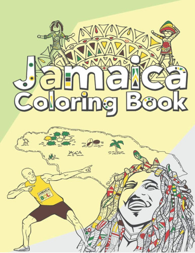 Libro: Jamaica Coloring Book: Adult Colouring Fun, Stress Re