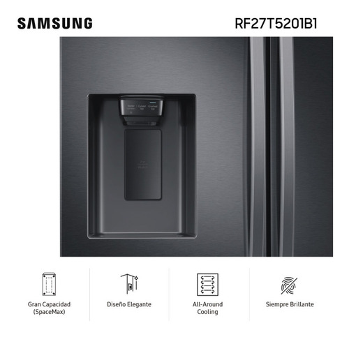 Imagen 3 de 11 de Side By Side Samsung Tecnología Digital Inverter Rf27t5201b1
