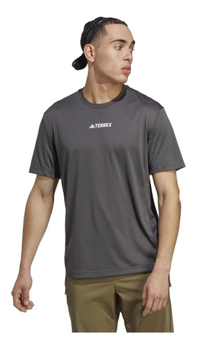 Remera adidas Terrex Multi Gris - Hm4048