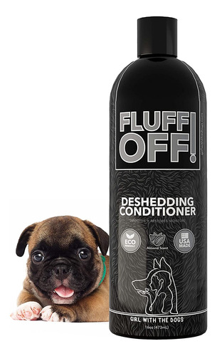 Fluff Off Por - Acondicionador Natural Para Perros Y Gatos 1