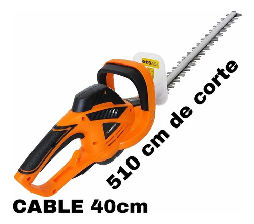 Cortadora Cerco Eléctrico Lusqtoff 550w 51cm Podadora Jardín