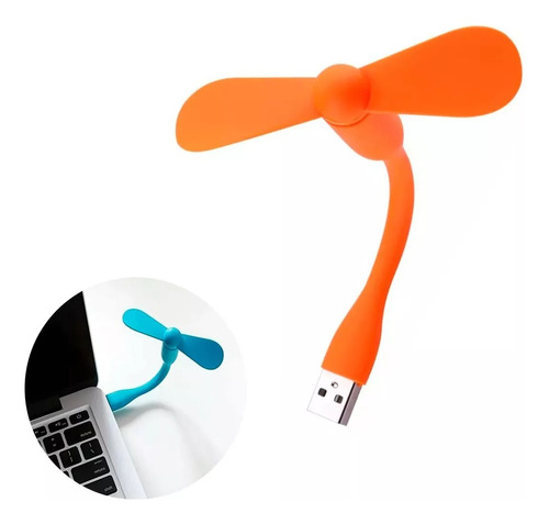 Mini Ventilador Portatil Flexible Laptop Usb Colores