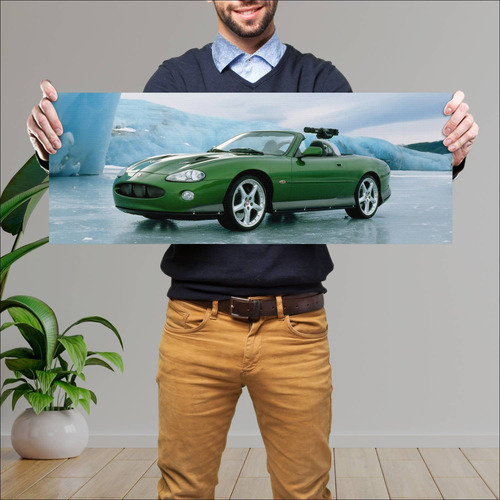 Cuadro 30x80cm Auto 2002 Jaguar Xkr Convertible 188