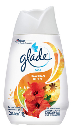 Aromatizante Glade Cono en gel hawaiian breeze 170 g