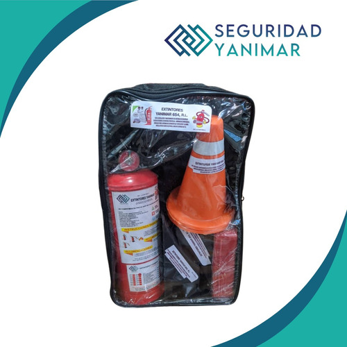 Kit De Auxilio Vial Con Extintor