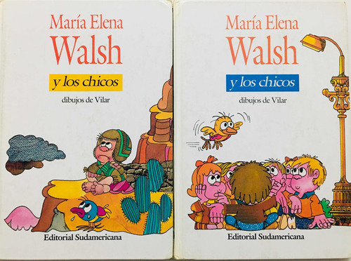 María Elena Walsh Y Los Chicos 1-2 Dibujos Vilar 1993