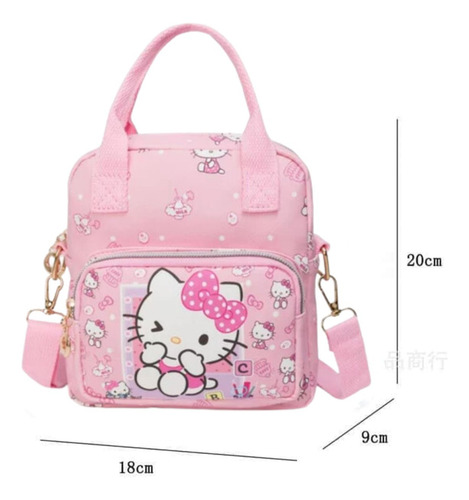 2 Bolso De Mano Hombro Dos Compartimentos Kitty/kuromi