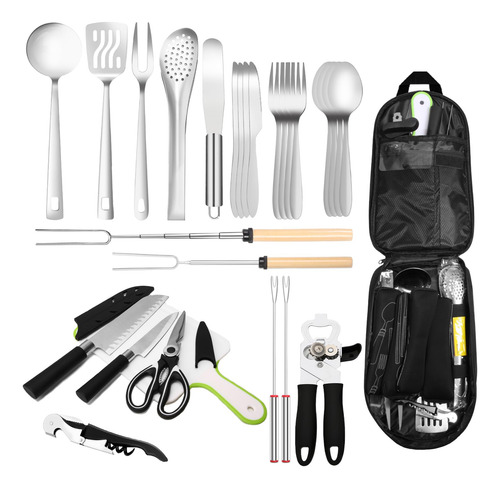 Aofuxti - Utensilios De Cocina Para Camping, Artículos Esenc
