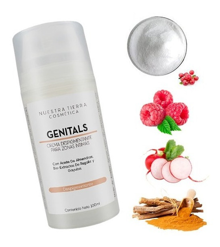 Imagen 3 de 5 de Crema Despigmentante Para Zonas Intimas Con Arbutina 100ml