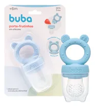Comprar Porta Frutinhas Silicone Ursinho Azul Lanchinho 18852 Buba