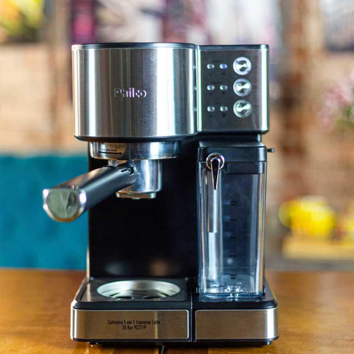 Cafeteira Philco 5 Em 1 Espresso Latte 20 Bar Pcf21p - 127v