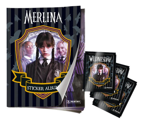 Pack De Álbum + 20 Sobres De Merlina (panini)