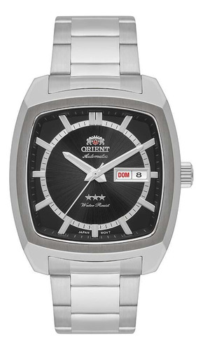 Relógio Orient Automatico F49ss031 P1sx Prata/chumbo 5atm