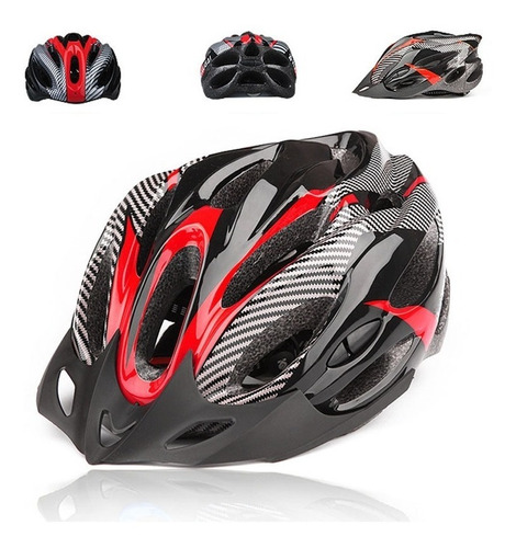 Casco Bicicleta Ajustable 55 A 65cm