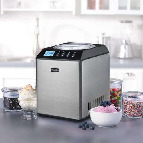 Máquina Para Hacer Helados Whynter, 2 L, Con Pantalla Lcd