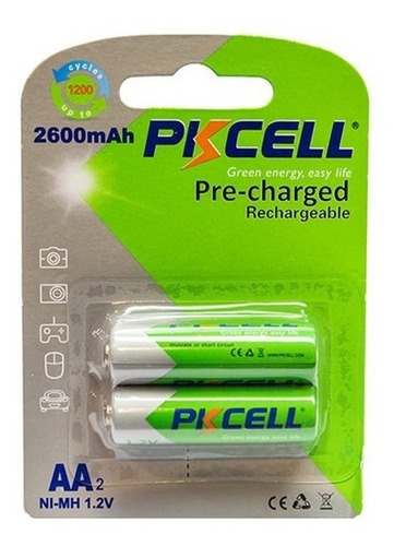 Pila Pkcell Recargable 2000mah Par