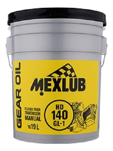 Aceite Mexlub Hd Transmision Manual Sae 140 Gl-1, 19l