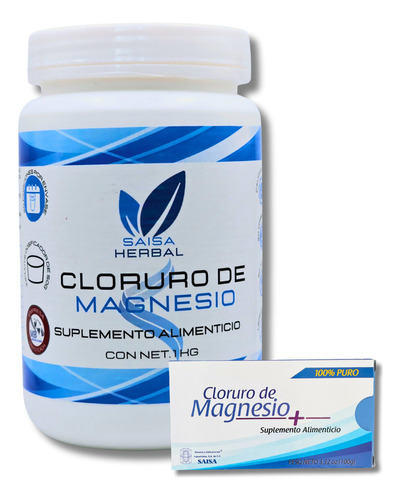 Cloruro De Magnesio Usp 1kg. Sabor Amargo