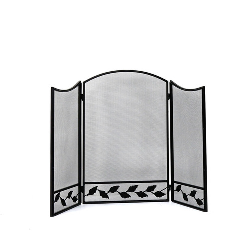 3-panel Chimenea Pantallas Puertas Plegables Interior Malla