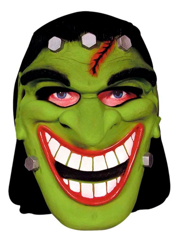 Máscara Frankenstein Latex C/capucha Halloween Terror Spook