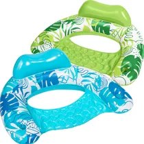 Comprar Paquete De 2 Sillas De Piscina Con Portavasos, Inflables