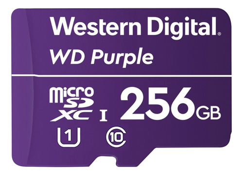 Wd Wd256msd 256gb Purple Con 10x Más Duración Colombiatel