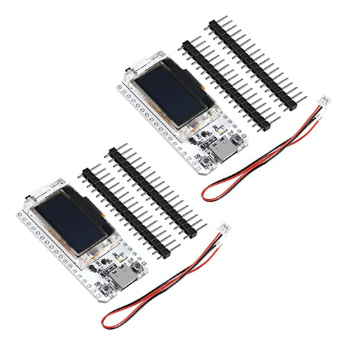 Kit De Wifi Esp32 Oled V3 Type-c De 2 Piezas Con Pantalla