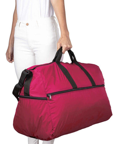 Maleta Xl Plegable Fucsia Citybags