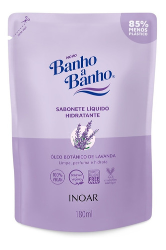 Inoar Banho A Banho Lavanda - Sabonete Líquido 180ml