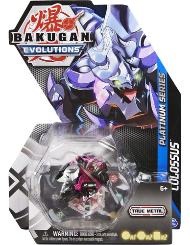 Bakugan Evolutions  Platinum Series Darkus Colossus Fundido.