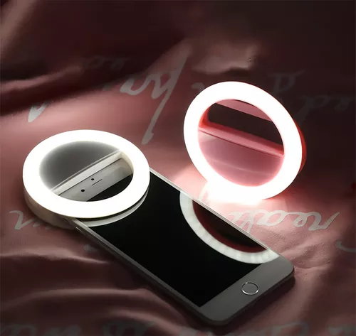 Aro Luz LED anillo Selfie para móvil tablet portátil monitor USB