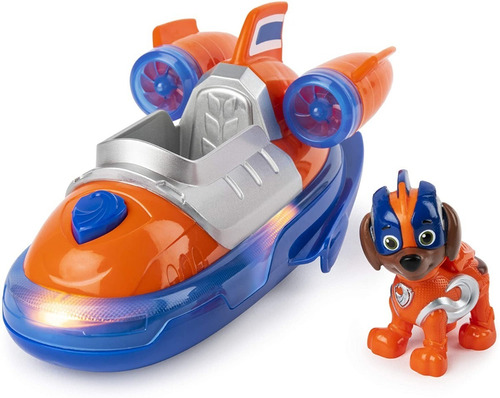 Vehículo Con Figura Paw Patrol Mighty Pups Carro Luz Sonidos