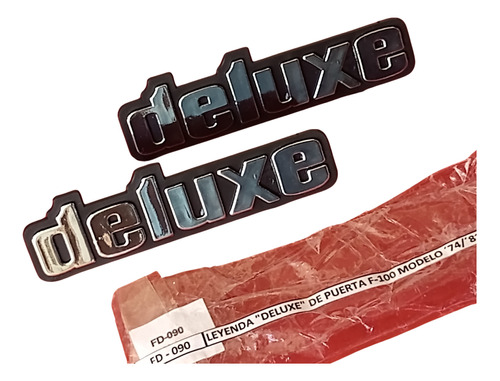 Juego X2u. Emblema Deluxe Para Ford F100 Mod 74 Al 81 