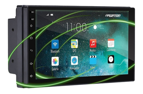 Pantalla Krypton K-771and Mirrorlink Android Bt Usb 16 Gb