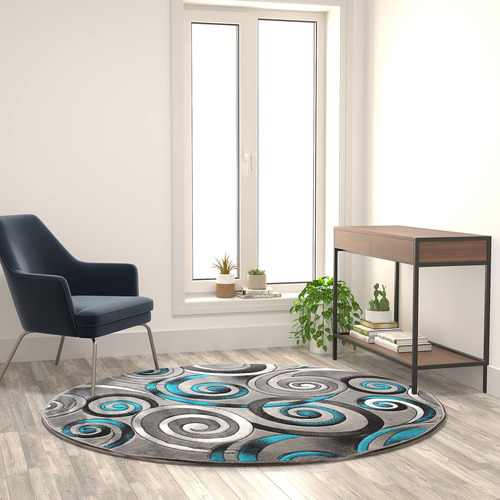 Flash Furniture Masie Collection - Alfombra De Olefina, Remo