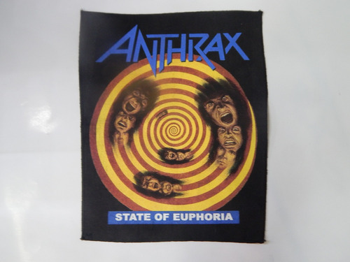 Anthrax Parche Espaldera Serígrafia Overkill Exodus Dist0