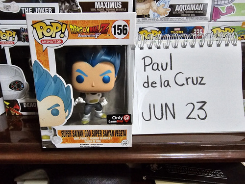 Super Saiyan God Vegeta Funko Pop (Usado)